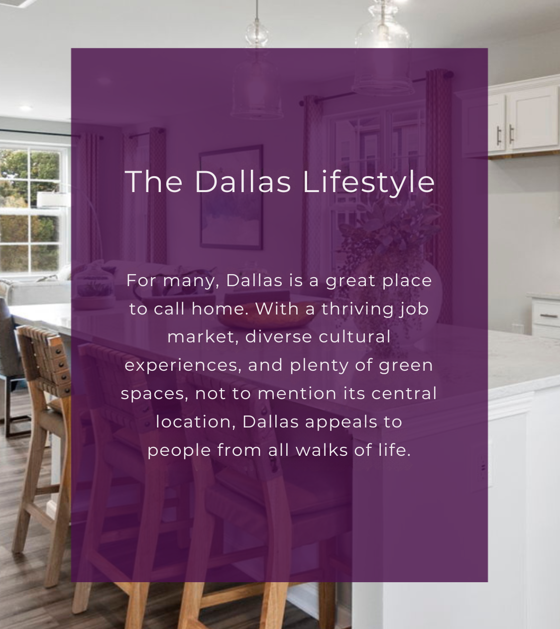 The Dallas Lifestyle