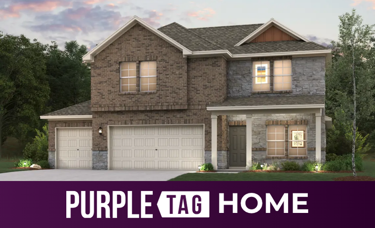 A house with a garage.