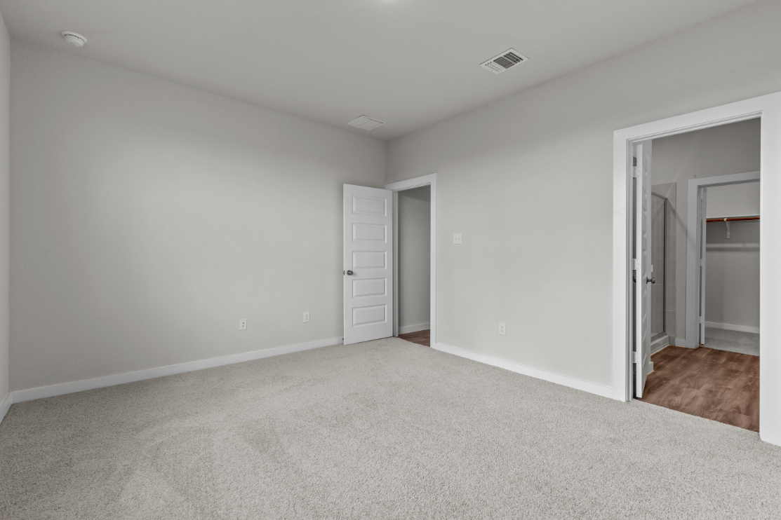 A room with white walls.